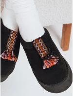 Dámské zateplené žabky černé FashionStreet ZY1259 Dámské zateplené žabky černé FashionStreet ZY1259