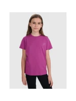 Dětské hladké tričko (SADA 2) 4F 4FJRAW25TTSHU3157-92S