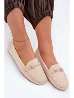 Dámské mokasíny ploché béžové Olisa