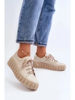 Dámská sportovní obuv 2919 Béžová - ZAZOO.