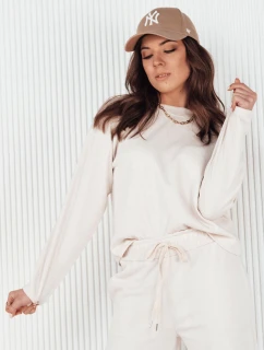 Dámská mikina LURION ecru FashionStreet BY1265