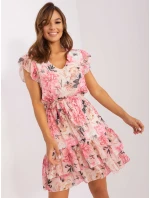 Šaty DHJ SK 31274 3.21 béžové