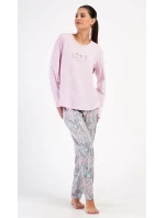 Dámské pyžamo dlouhé Kika Dámské pyžamo dlouhé Kika