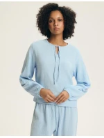 Henderson Dámské pyžamo 45313 Eleni long/r S-3XL Muslin