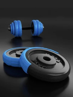 HMS SGG30 BAR sada závaží 2 v 1 (činka a činky) 30 kg