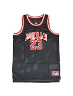 Air Jordan Junior Michael Jordan 23 Dětské basketbalové tričko černé - 95A773-023 Air Jordan Junior Michael Jordan 23 Dětské basketbalové tričko černé - 95A773-023