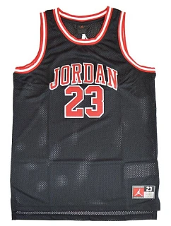 Air Jordan Junior Michael Jordan 23 Dětské basketbalové tričko černé - 95A773-023