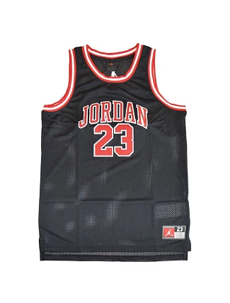 Air Jordan Junior Michael Jordan 23 Dětské basketbalové tričko černé - 95A773-023 Air Jordan Junior Michael Jordan 23 Dětské basketbalové tričko černé - 95A773-023
