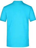 Daiber JN 710 Pánské elastické piqué polo 02.0710 turquoise Daiber JN 710 Pánské elastické piqué polo 02.0710 turquoise