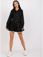 Dámské šaty-DHJ-SK-6801.63P-černé Dámské šaty-DHJ-SK-6801.63P-černé
