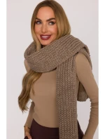 M896 Žebrovaná šála - béžová