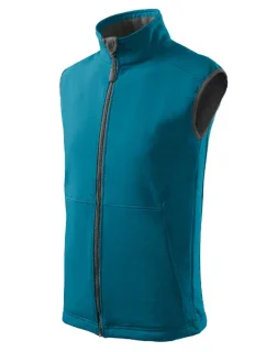 Vision softshellová vesta pánská tmavý tyrkys