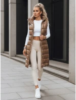 Dámská prošívaná vesta GANTINI camel FashionStreet TY3741