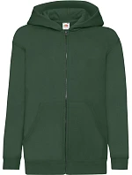 Fruit of the Loom Classic Kids Sweat Jacket Dětská mikina s kapucí 16.2045 bottle green Fruit of the Loom Classic Kids Sweat Jacket Dětská mikina s kapucí 16.2045 bottle green
