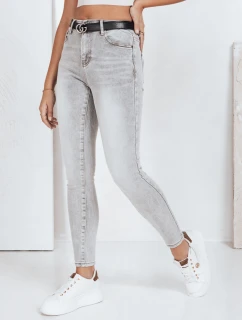 Dámské šedé džíny FashionStreet UY2802
