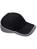 Beechfield B 171 5 panelová týmová závodní kšiltovka 53.0171 black/graphite grey/white Beechfield B 171 5 panelová týmová závodní kšiltovka 53.0171 black/graphite grey/white