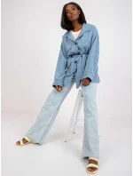 Dámský kabát EM EN 5422.22P tmavě modrý