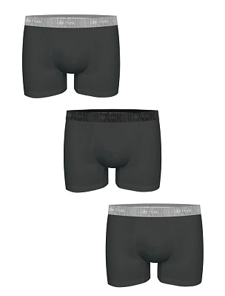 Pánské boxerky John Frank JF3BBLK02 3Pack 