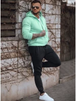 FashionStreet mátovo-černá pánská tepláková souprava AX0753