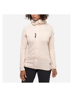Dámská mikina MILLET Fusion Grid Hoodie ve světle růžové barvě