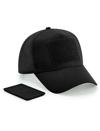 Beechfield B 638 5 panelová čepice s nášivkou 53.0638 black