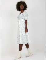 Dámské šaty LK SK 508964 bílé a modré