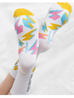 Banana Socks Ponožky Classic I've got the Power White