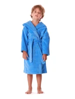Dětský župan Tampa s kapucí 9149 nebesky modrá - Vestis Dětský župan Tampa s kapucí 9149 nebesky modrá - Vestis