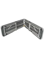 CATERINGOVÁ LAVICE SKLÁDACÍ 183X28X43CM ŠEDÁ