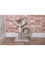 ŠKRABADLO PRO KOČKY SE DVĚMA LŮŽKY 50 CM