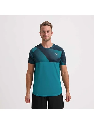 Běžecké tričko Rogelli RUSH, modré, velikost 2XL