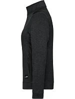 Daiber JN 861 Dámská pracovní pletená fleece bunda - Strong 02.0861 black/black