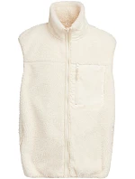 Build your Brand BY 407 Unisex fleeceová vesta "Bonded Sherpa" 56.0407 white sand