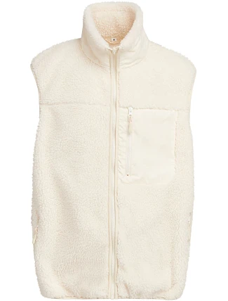 Build your Brand BY 407 Unisex fleeceová vesta "Bonded Sherpa" 56.0407 white sand