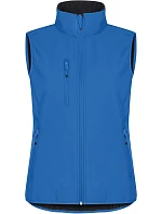 Clique Classic Softshell Vest W Dámská 3-vrstvá softshellová vesta 67.0916 royal blue