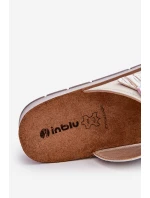 Pohodlné Dámské Žabky S Sponami Inblu CP000045 Béžové