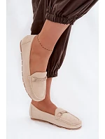 Dámské mokasíny ploché béžové Olisa