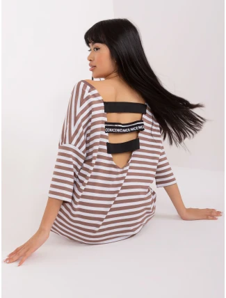 Tunika EM TU 890.13 bílo-hnědá