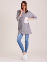Tunika CZ TU 4305.08 šedá Tunika CZ TU 4305.08 šedá