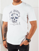 Pánské tričko s potiskem bílé Dstreet RX5379