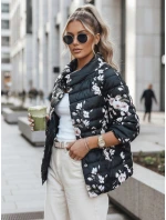 Dámská prošívaná oboustranná bunda FLORIS černá FashionStreet TY2751