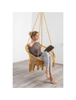 Závěsná sedačka 80x60 cm s polštářkem HONEY