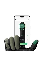 Cyklistické rukavice Rockbros 16110006003 polstrování velikost L - zelená/černá