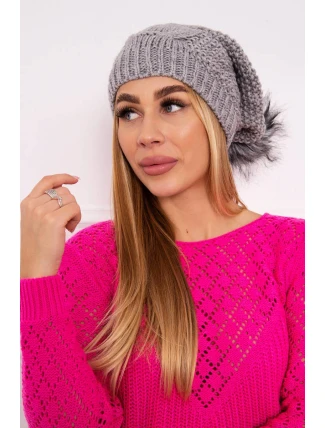 Sandra K210 fleecová čepice světle šedá Sandra K210 fleecová čepice světle šedá