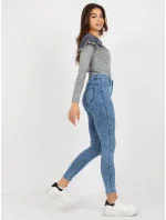 Dámské džínové kalhoty NM SP L12.14X Světle jeans modrá - FPrice Dámské džínové kalhoty NM SP L12.14X Světle jeans modrá - FPrice