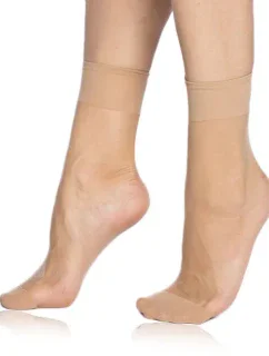Dámské silonkové ponožky FLY SOCKS 15 DEN Almond - BELLINDA