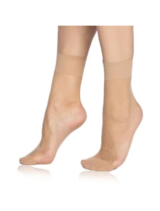 Dámské silonkové ponožky FLY SOCKS 15 DEN Almond - BELLINDA Dámské silonkové ponožky FLY SOCKS 15 DEN Almond - BELLINDA