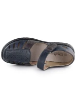 Dámská pohodlná prolamovaná obuv na suchý zip Unisoft 9955