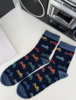 Pánské 3/4 barevné ponožky na motorku 1153.050