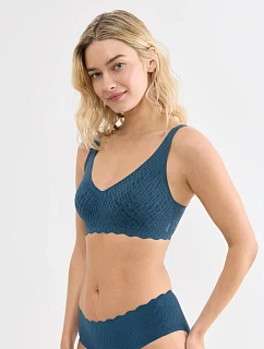 Dámská podprsenka ZERO Feel Bliss Soft bra - Smoky Blue - modrá 1692 - SLOGGI